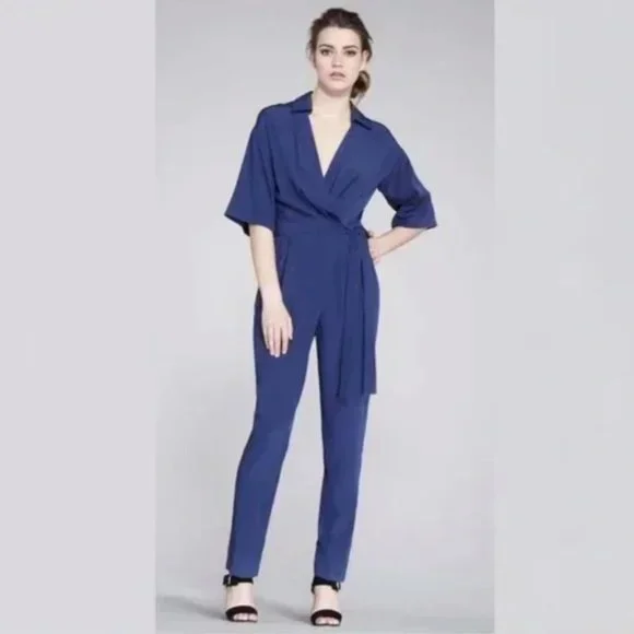 【Diane von Furstenberg】Vネック tie-waistジャンプスーツ Diane Von Furstenberg | Pants & Jumpsuits | Diane Von
